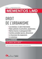 Couverture du livre « Droit de l'urbanisme (édition 2017/2018) » de Bernard Drobenko aux éditions Gualino