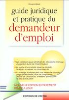 Couverture du livre « Guide du chercheur d'emploi ; edition 2000 » de Vincent Allard aux éditions De Vecchi