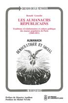 Couverture du livre « Les almanachs républicains » de Ronald Gosselin aux éditions L'harmattan