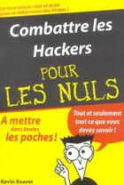 Couverture du livre « Combattre les hackers pour les nuls » de Kevin Beaver aux éditions First Interactive