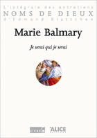 Couverture du livre « Marie Balmary » de Blattchen Edmond aux éditions Alice