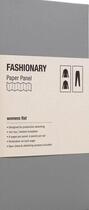 Couverture du livre « Paper panel womens flat » de Fashionary aux éditions Fashionary