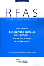 Couverture du livre « Les minima sociaux » de Revue Francaise Des Affaires Sociales aux éditions Documentation Francaise