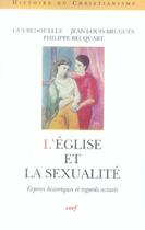 Couverture du livre « L'eglise et la sexualite » de Guy Bedouelle aux éditions Cerf
