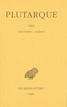 Couverture du livre « Vies Tome 12 » de Plutarque aux éditions Belles Lettres