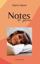 Couverture du livre « Notes de pluie : recueil de poésies » de Karin Hann aux éditions Books On Demand