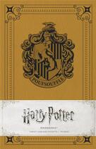Couverture du livre « Harry Potter ; carnet Poufsouffle » de  aux éditions Huginn & Muninn
