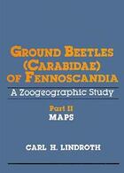 Couverture du livre « Ground beetles carabidae of fennoscandia a zoogeographic ; study part 2 ; maps » de Lindroth aux éditions Intercept