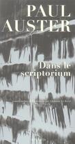 Couverture du livre « Dans le scriptorium » de Paul Auster aux éditions Actes Sud