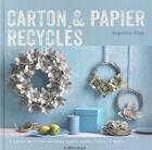 Couverture du livre « Carton & papier recyclés » de Angelika Kipp aux éditions De Saxe