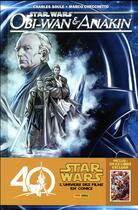 Couverture du livre « Star Wars : Obi-Wan & Anakin » de Marco Checchetto et Charles Soule aux éditions Panini