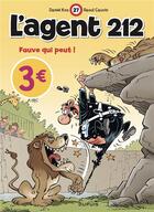 Couverture du livre « L'agent 212 Tome 27 : fauve qui peut ! » de Daniel Kox et Raoul Cauvin aux éditions Dupuis