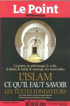 Couverture du livre « Le point references n 65 islam ce qu il faut savoir aout 2016 » de  aux éditions Le Point