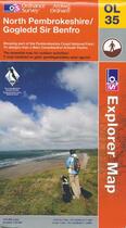 Couverture du livre « North Pembrokeshire OL35 » de  aux éditions Ordnance Survey