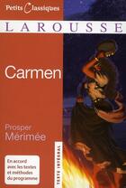 Couverture du livre « Carmen (édition 2008) » de Prosper Mérimée aux éditions Larousse