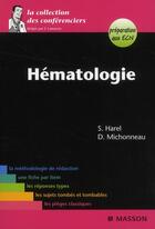 Couverture du livre « Hematologie » de Harel/Michonneau aux éditions Elsevier-masson