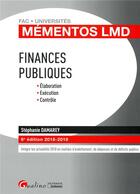 Couverture du livre « Finances publiques (édition 2018/2019) » de Stephanie Damarey aux éditions Gualino