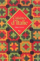 Couverture du livre « Cuisines d'italie » de Philippe Chavanne aux éditions Edisud