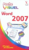 Couverture du livre « Word 2007 » de Marmel Elaine J aux éditions First Interactive