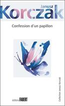 Couverture du livre « Confession d'un papillon » de Janusz Korczak aux éditions Fabert