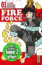 Couverture du livre « Fire force Tome 1 » de Atsushi Ohkubo aux éditions Kana