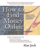 Couverture du livre « How to find money online » de Joch Alan aux éditions Mcgraw-hill Education