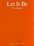 Couverture du livre « Let it be - the beatles - arrangement frank booth - piano, chant et guitare » de The Beatles aux éditions Music Sales