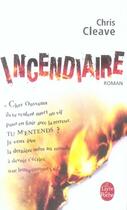 Couverture du livre « Incendiaire » de Cleave-C aux éditions Le Livre De Poche