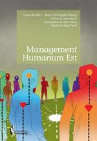 Couverture du livre « Management humanum est » de Jean-Christophe Rauzy et Louis Orvain aux éditions Societe Des Ecrivains