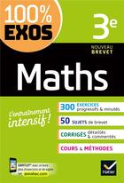 Couverture du livre « Maths 3e » de Dhondt Dorothee aux éditions Hatier