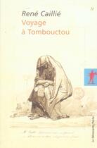 Couverture du livre « Coffret voyage a tombouctou » de Rene Caillie aux éditions La Decouverte