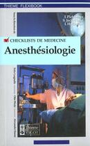 Couverture du livre « Checklists ; checklists en anaesthesiologie » de I Pichlmayr et S Jeck-Thole et I Hallbaum aux éditions Vigot