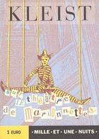 Couverture du livre « Sur le theatre de marionnettes » de Kleist B H W. aux éditions Fayard/mille Et Une Nuits