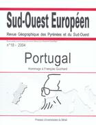 Couverture du livre « Portugal hommage a francois guichard » de  aux éditions Pu Du Midi