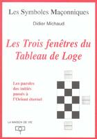 Couverture du livre « Les trois fenetres du tableau de loge » de Didier Michaud aux éditions Maison De Vie