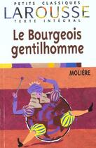 Couverture du livre « Le bourgeois gentilhomme » de Moliere aux éditions Larousse