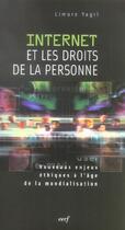 Couverture du livre « Internet et les droits de la personne » de Limore Yagil aux éditions Cerf