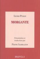 Couverture du livre « Morgante » de Luigi Pulci aux éditions Brepols