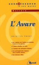 Couverture du livre « L'avare » de Moliere aux éditions Breal