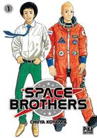 Couverture du livre « Space brothers Tome 1 » de Chûya Koyama aux éditions Pika