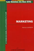 Couverture du livre « Marketing » de Lavanchy P. aux éditions Genie Des Glaciers