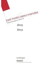 Couverture du livre « Ana » de Jose Maria Vieira Mendes aux éditions Verdier