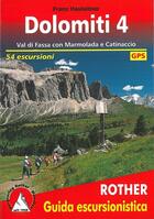 Couverture du livre « Dolomiti 4 » de Franz Hauleitner aux éditions Rother