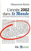 Couverture du livre « L'année 2002 dans 