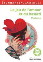 Couverture du livre « Le jeu de l'amour et du hasard » de Pierre De Marivaux aux éditions Flammarion