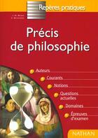 Couverture du livre « Precis de philosophie » de Besse/Boissiere aux éditions Nathan