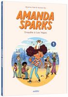 Couverture du livre « Amanda Sparks : enquête à Las Vegas » de Severine Vidal et Auriane Bui aux éditions Philippe Auzou