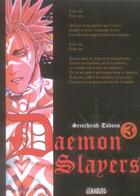 Couverture du livre « Daemon slayers Tome 3 » de Seiuchiroh Todono aux éditions Kabuto