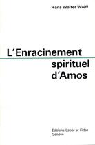 Couverture du livre « Enracinement spirituel d amos » de  aux éditions Labor Et Fides