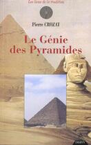 Couverture du livre « Le genie des pyramides » de Grozat Pierre aux éditions Dervy